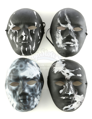 Lot # 171: Marvel's The Punisher (TV Series) - Four Distressed Jigsaw Crew Masks