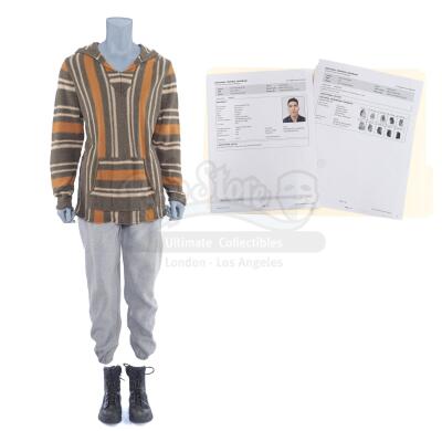 Lot # 176: Marvel's The Punisher (TV Series) - Frank Castle's Jailhouse Costume and Criminal History Reports