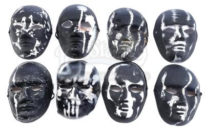 Lot # 240: Marvel's The Punisher (TV Series) - Set of Eight Jigsaw Crew Masks