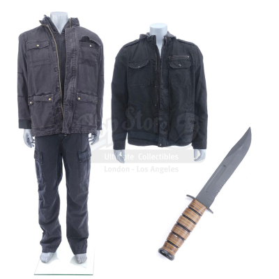 Lot # 265: Marvel's The Punisher (TV Series) - Frank Castle's Costume Components and Knife