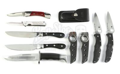 Lot # 266: Marvel's The Punisher (TV Series) - Set of 10 Knives and Components