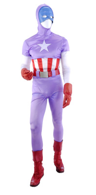 Lot #62 - CAPTAIN AMERICA II: DEATH TOO SOON (1979) - Captain America's (Reb Brown) Costume