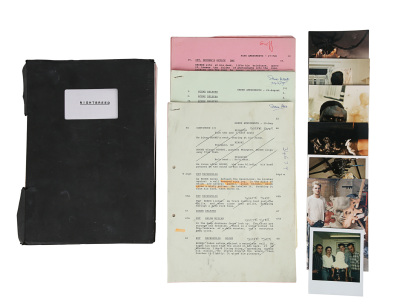 Lot #259 - NIGHTBREED (1990) - Geoff Portass' Personal Filming Script and Behind-the-scenes Photos