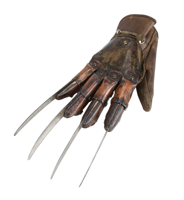 Lot #263 - A NIGHTMARE ON ELM STREET 3: DREAM WARRIORS (1987) - Freddy Krueger's (Robert Englund) Razor Finger Glove