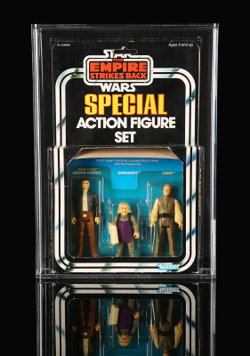 Lot #354 - STAR WARS: THE EMPIRE STRIKES BACK (1980) - Three-pack Bespin Action-figure Set AFA 75 EX+/NM