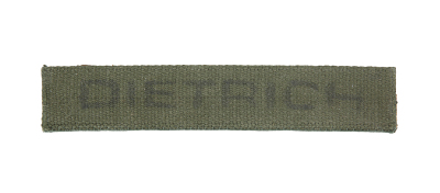 Lot #425 - ALIENS (1986) - Cpl. Dietrich's (Cynthia Dale Scott) Name Patch