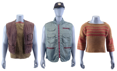 Lot #430 - ALIEN RESURRECTION (1997) - Christie's (Gary Dourdan) Vest and Sweater, Vriess' (Dominique Pinon) Sweater, and Auriga Soldier Hat and Vest