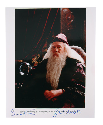 Lot #625 - HARRY POTTER AND THE PHILOSOPHER'S STONE (2001) - Richard Harris Autographed Still