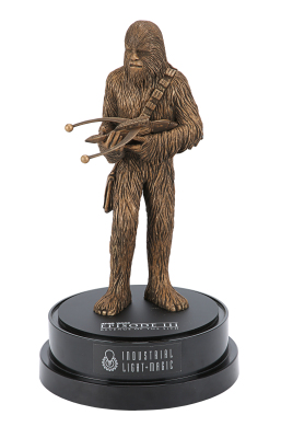 Lot #917 - STAR WARS: REVENGE OF THE SITH (2005) - ILM Chewbacca Figure Crew Gift