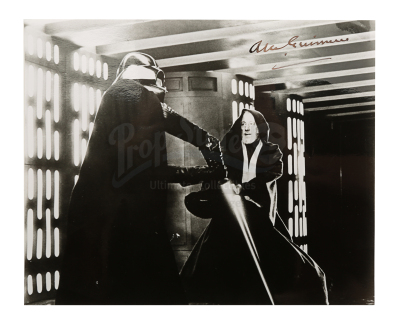 Lot #935 - STAR WARS: A NEW HOPE (1977) - Alec Guinness Autographed Photo