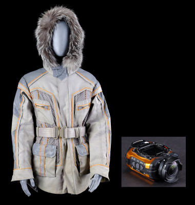 Lot # 41: Lost In Space (2018-2021) - Will Robinson (Maxwell Jenkins) Cold Weather Jacket with Mission 24 Patch and Camcorder