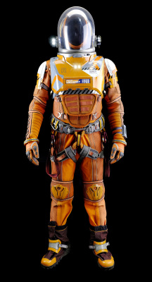 Lot # 56: Lost In Space (2018-2021) - (Ignacio Serricchio) Roughneck Complete Spacesuit Ensemble with Life Support System