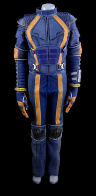 Lot # 75: Lost In Space (2018-2021) - Will Robinson (Maxwell Jenkins) Spacesuit Under Layers and Accessories